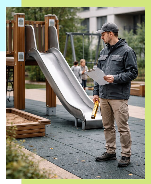 Сертификация детских площадок в Кропоткине от 27148 р. | Алешин-Крп