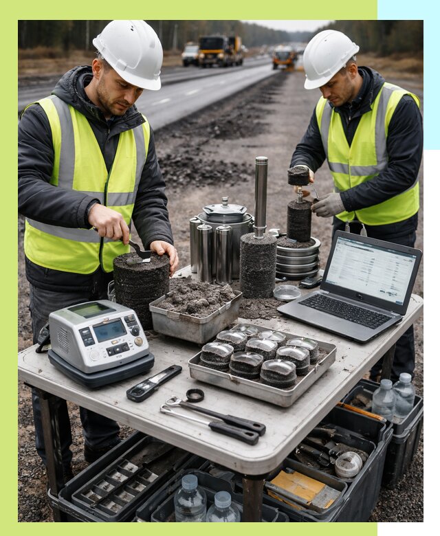 Сертификация асфальта: испытания и подтверждение в Кропоткине