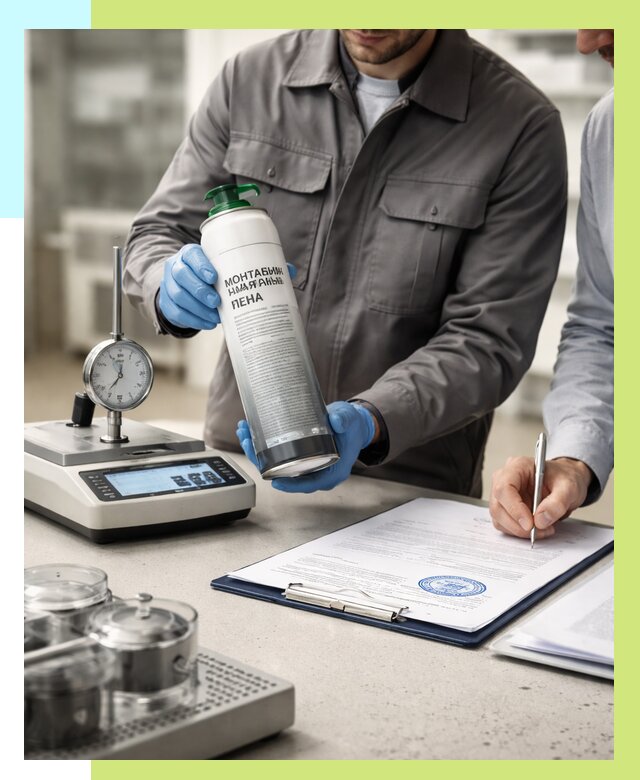 Сертификация монтажной пены в Кропоткине от 16289 р. | Алешин-Крп