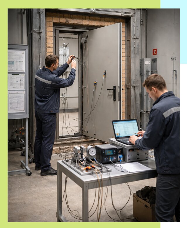 Сертификация противопожарных дверей в Кропоткине по ГОСТ и ТР