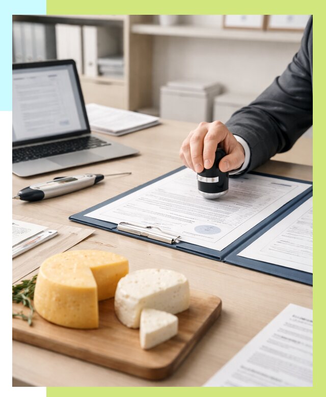 Сертификация сыров в Кропоткине от 16289 р | Сертификат на сыр Алешин-Крп