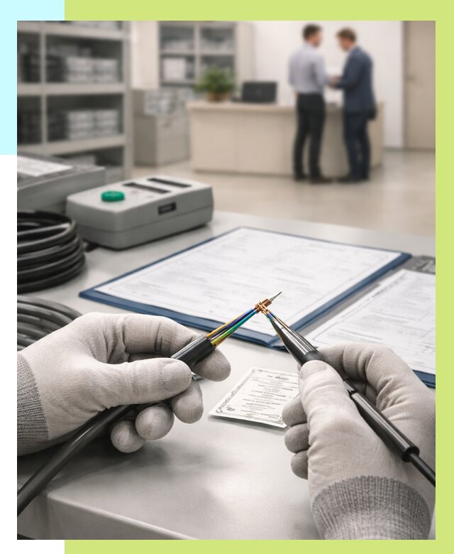 Сертификация провода в Кропоткине от 19546 р. в Алешин-Крп