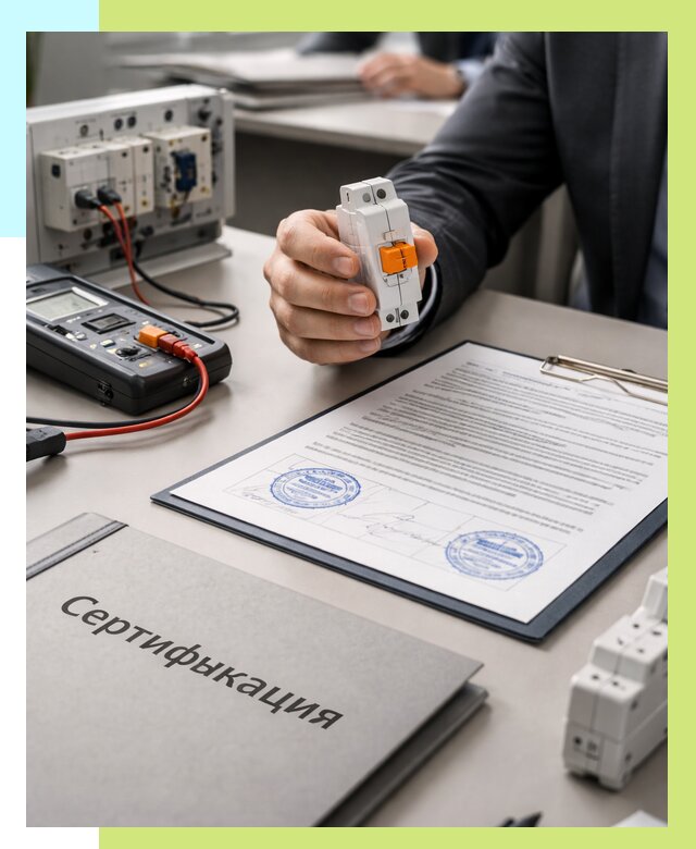 Сертификация выключателей под ключ в Кропоткине от 16289 р. | Алешин-Крп