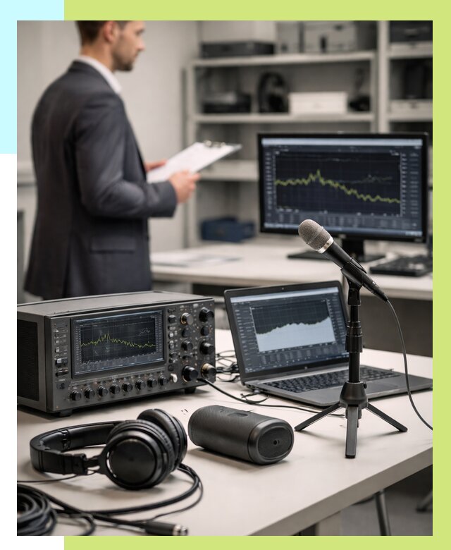 Сертификация аудиотехники в Кропоткине от 16289 р., Алешин-Крп