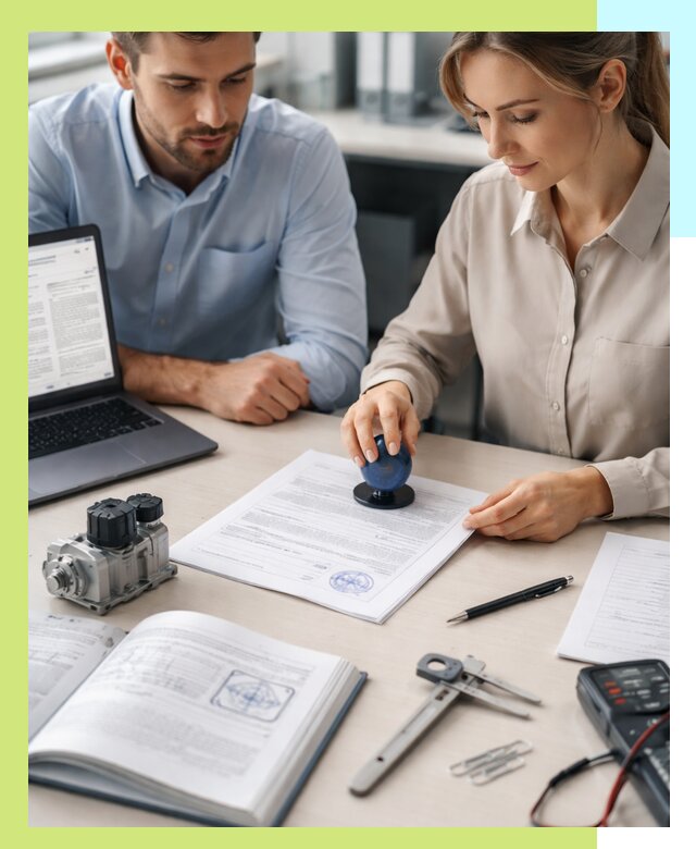 Выдача паспорта изделия и техническая экспертиза продукции в Кропоткине