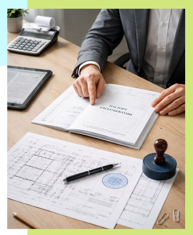 Паспорт эксплуатации в Кропоткине под ключ от 4887 р. Алешин-Крп