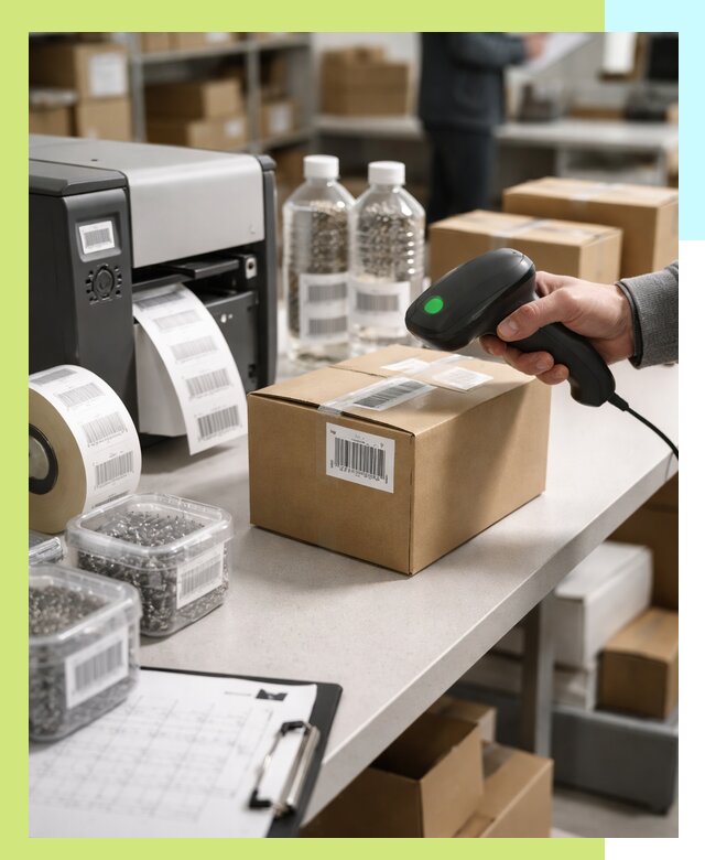 Штрихкодирование продукции и маркировка для продажи в Кропоткине