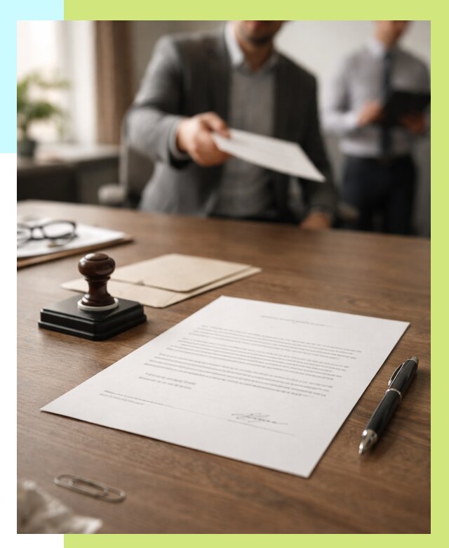 Отказное письмо по сертификации в Кропоткине от 3801 р. | Алешин-Крп