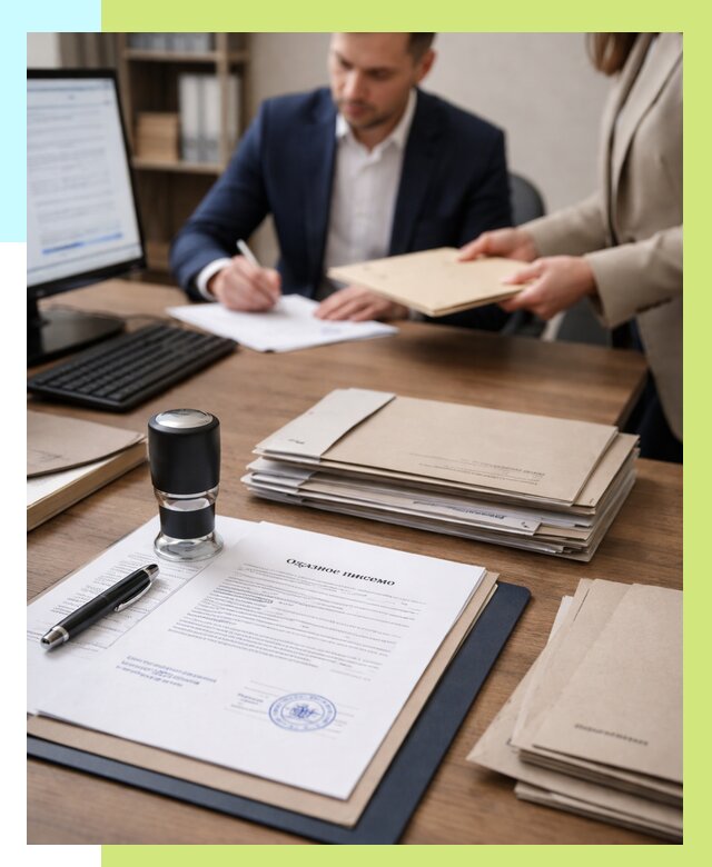 Отказное письмо для таможни в Кропоткине от 3258 р, Алешин-Крп