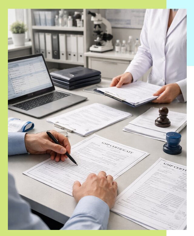 Оформление сертификата GMP в Кропоткине для фармпроизводства