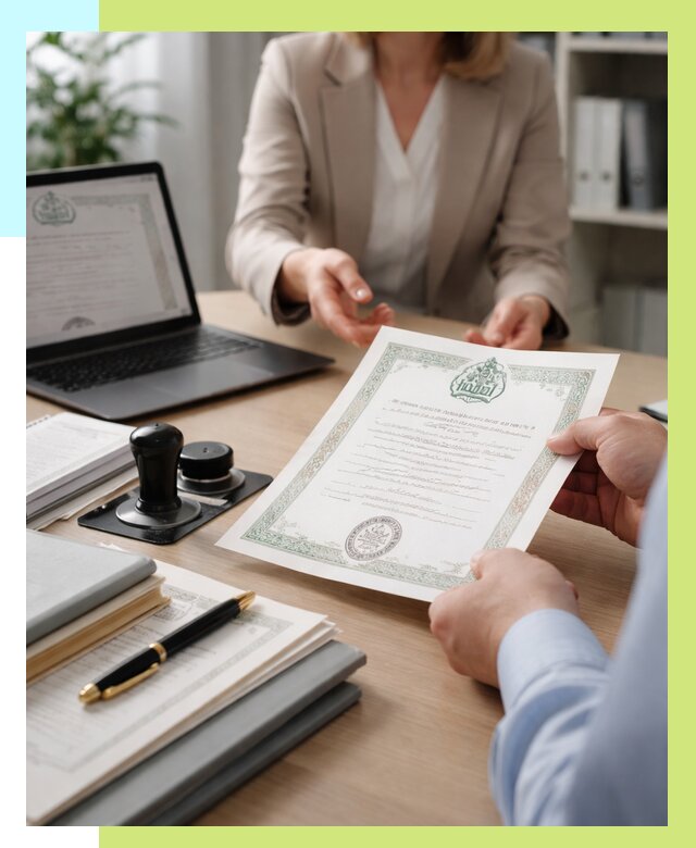 Халяль сертификат в Кропоткине, получить от 16289 р. | Алешин-Крп