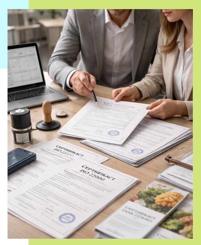 Сертификат ISO 22000 в Кропоткине от 43436 р. под ключ | Алешин-Крп